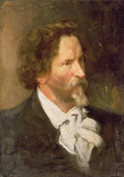 Portræt af Ilya Repin (1844-1930), 1902